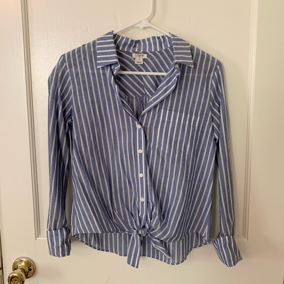 J.Crew Striped Shirt, XS - Picture 1 of 1